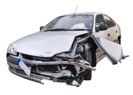 crashed car